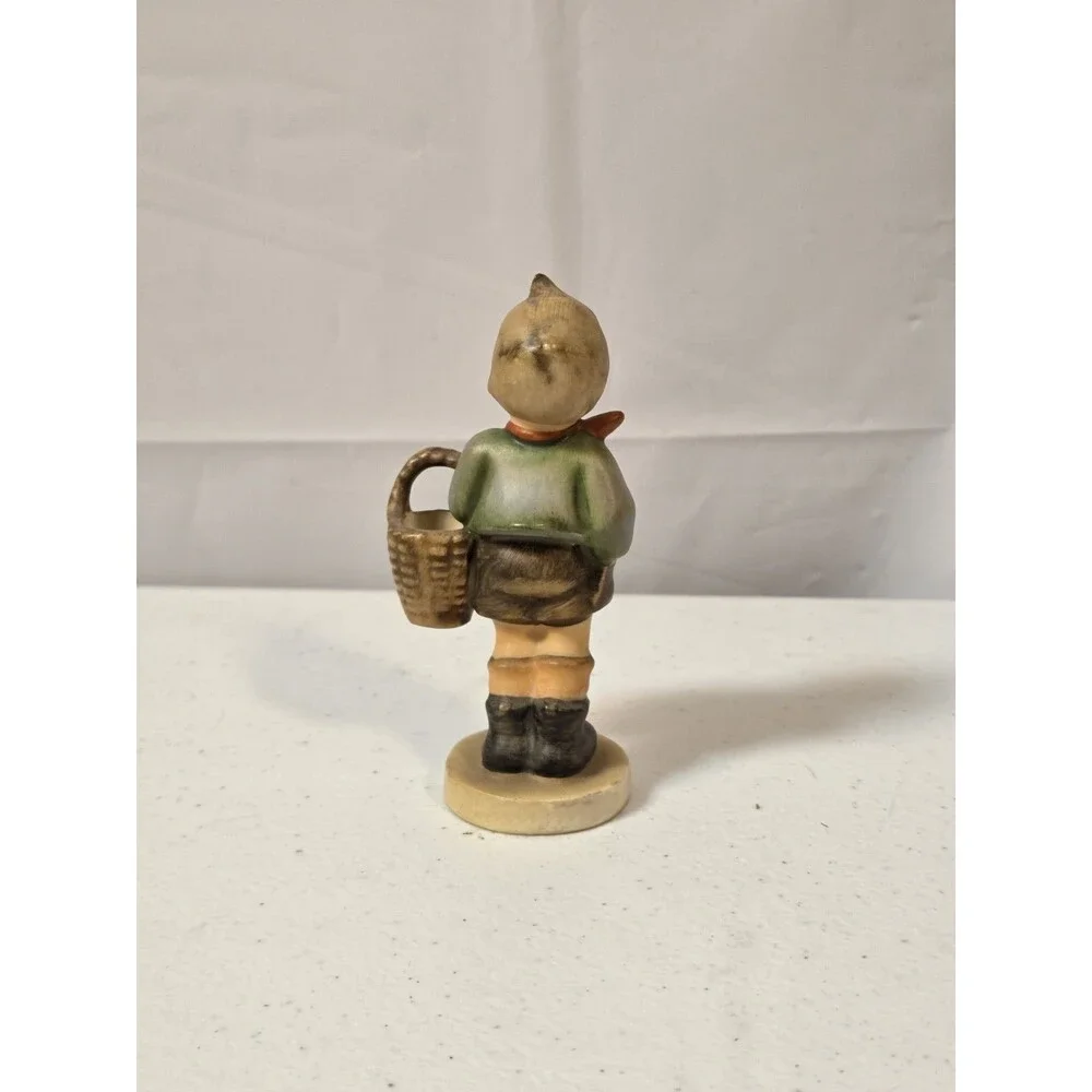 Goebel Hummel Village Boy #51 w Basket TMK-3 Western Germany Figurine 4”‎